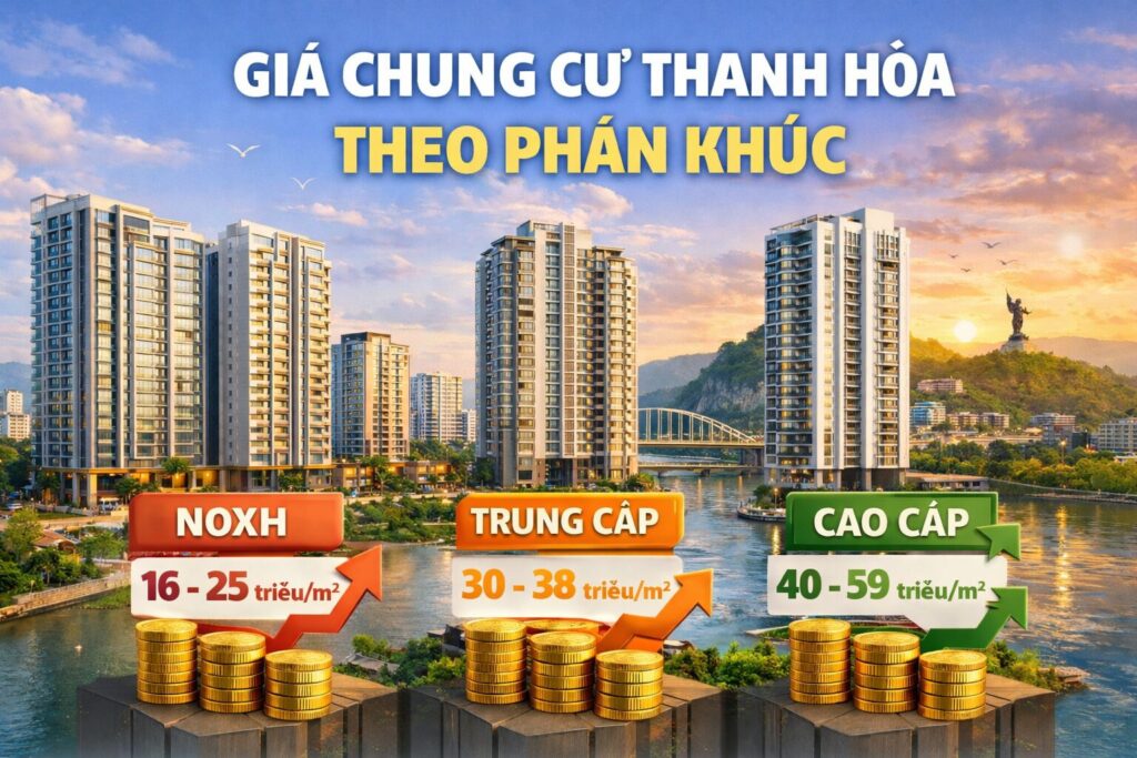 giá chung cư thanh hóa theo phân khúc