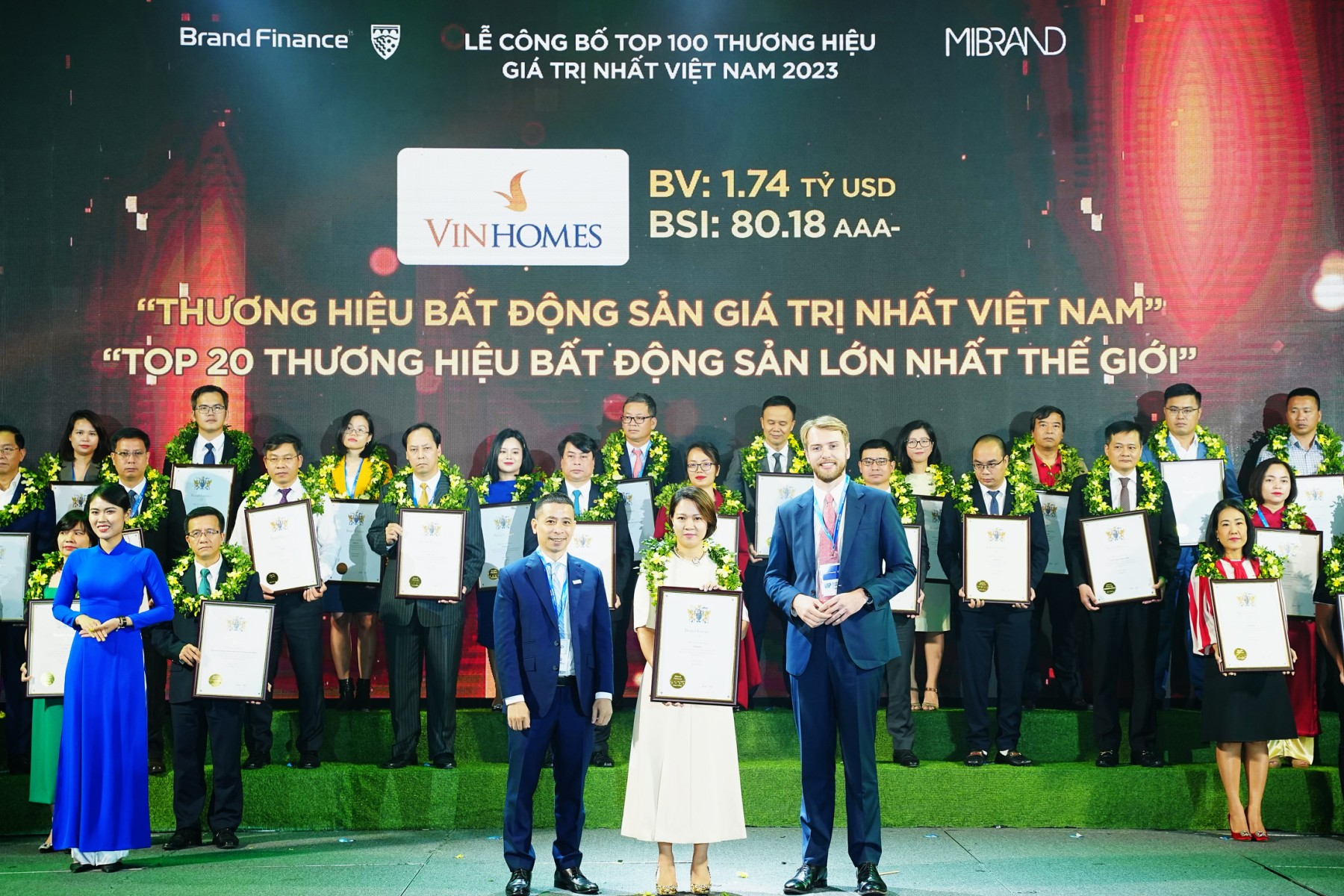 vinhomes lọt top 20 thương hiệu giá trị