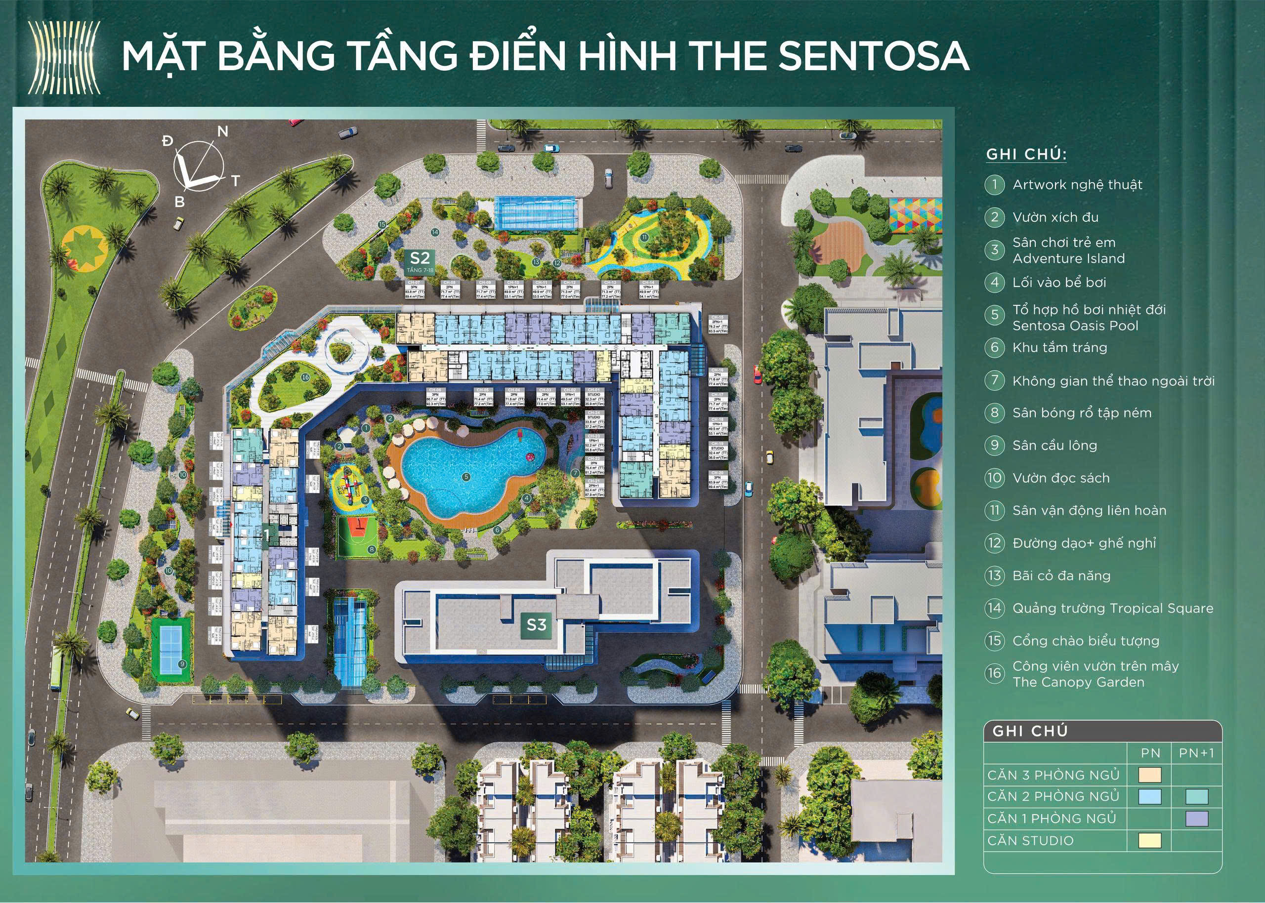 mặt bằng chung cư sentosa thanh hóa